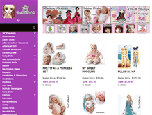 Tablet Screenshot of dollmarket.com